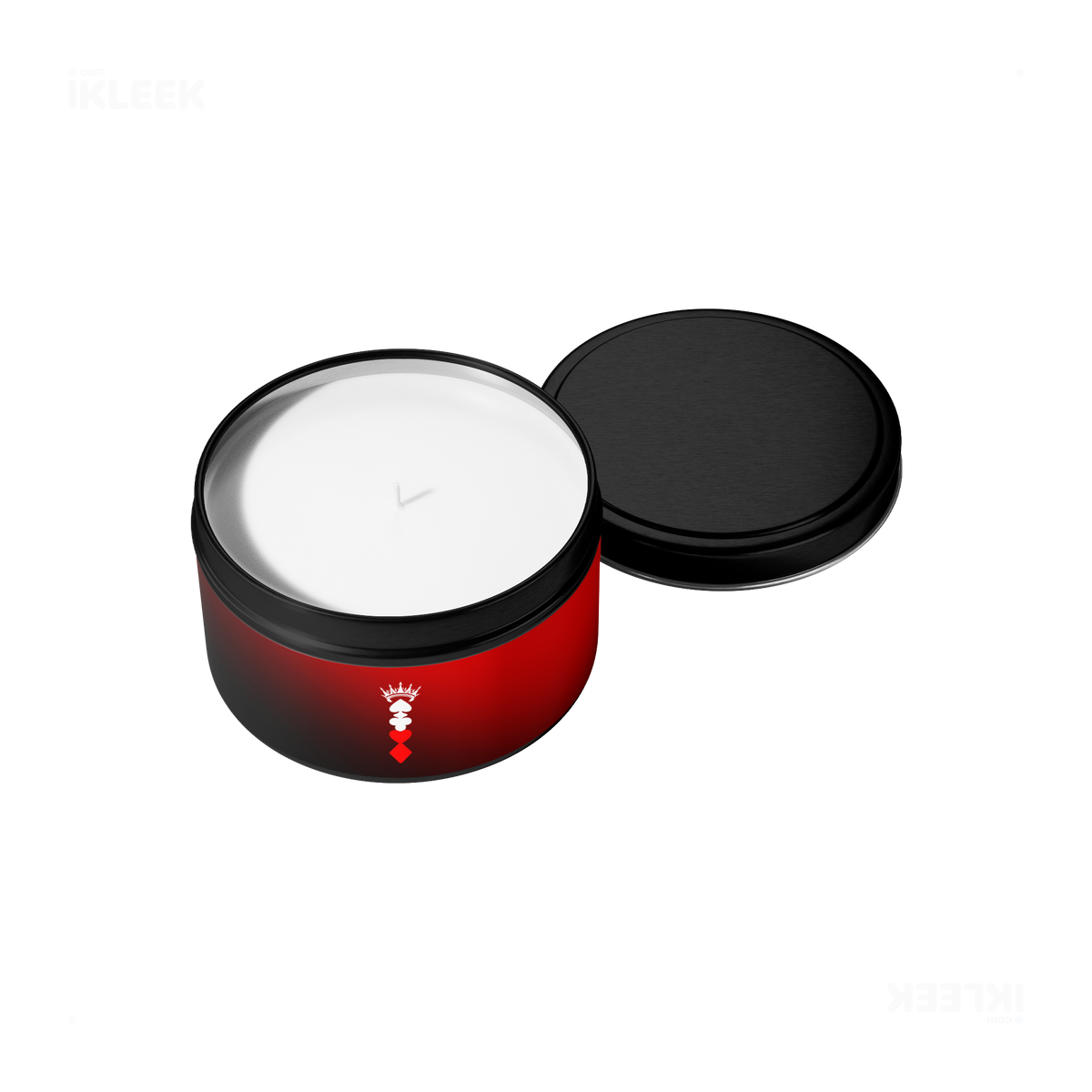 RoyalSuitStack Tin Candle 05 Black