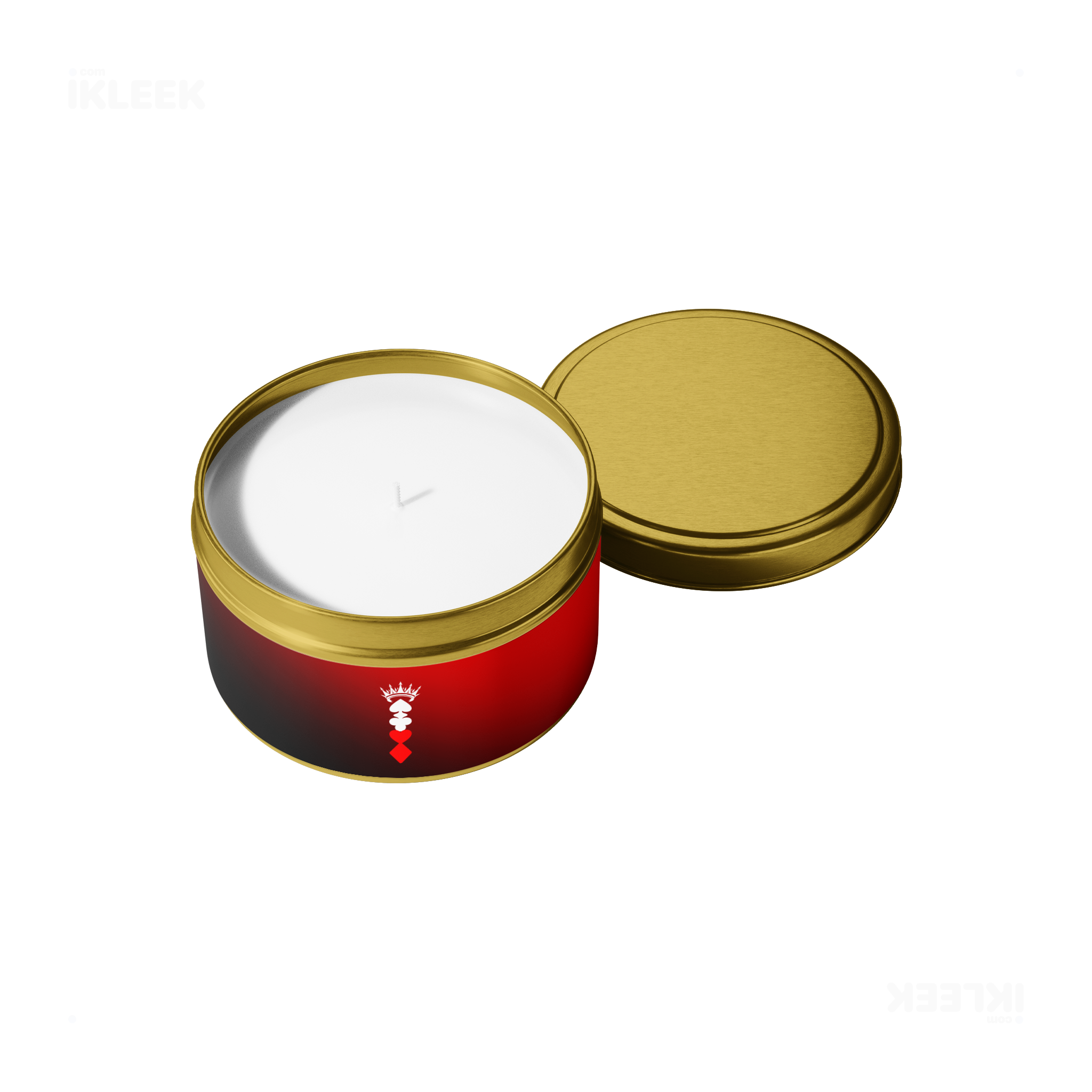 RoyalSuitStack Tin Candle 05 Gold