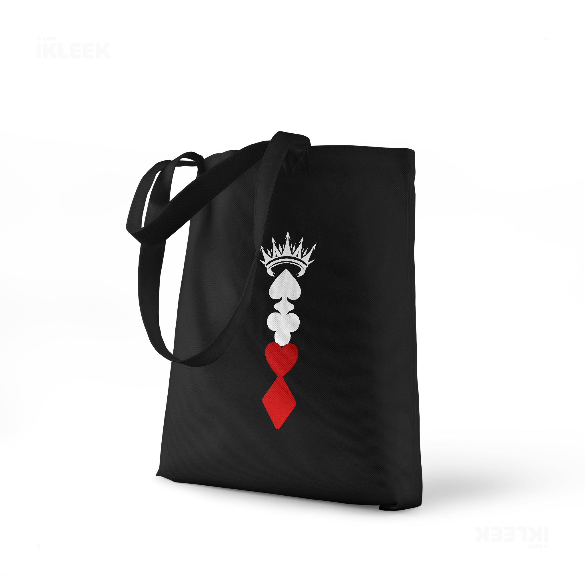 RoyalSuitStack Tote Bags 01 Black