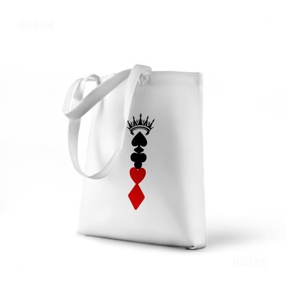 RoyalSuitStack Tote Bags 01 White