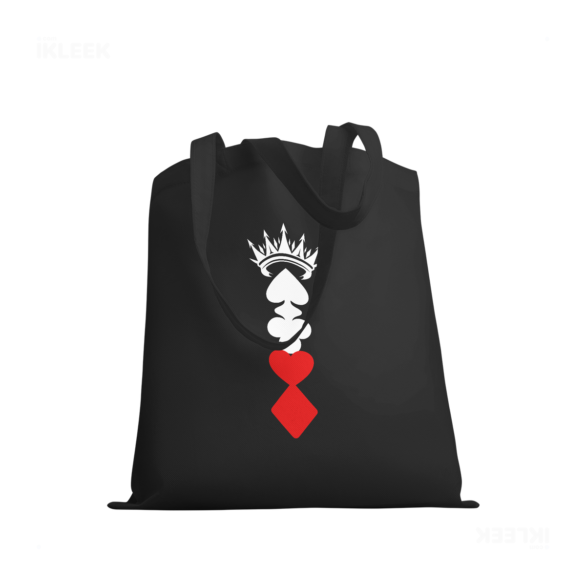 RoyalSuitStack Tote Bags 03 Black