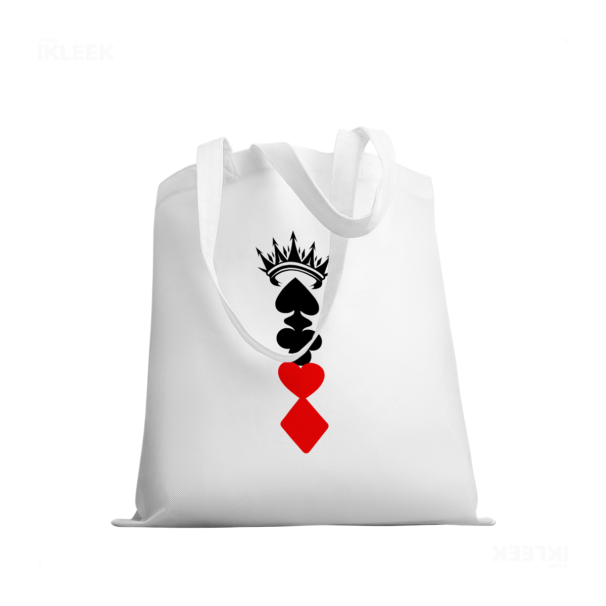 RoyalSuitStack Tote Bags 03 White