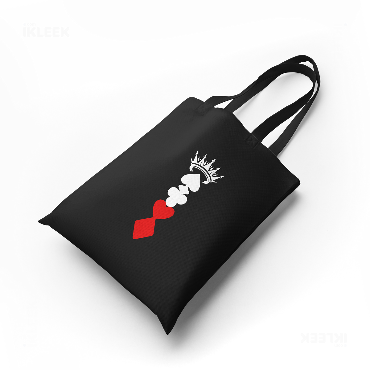 RoyalSuitStack Tote Bags 04 Black
