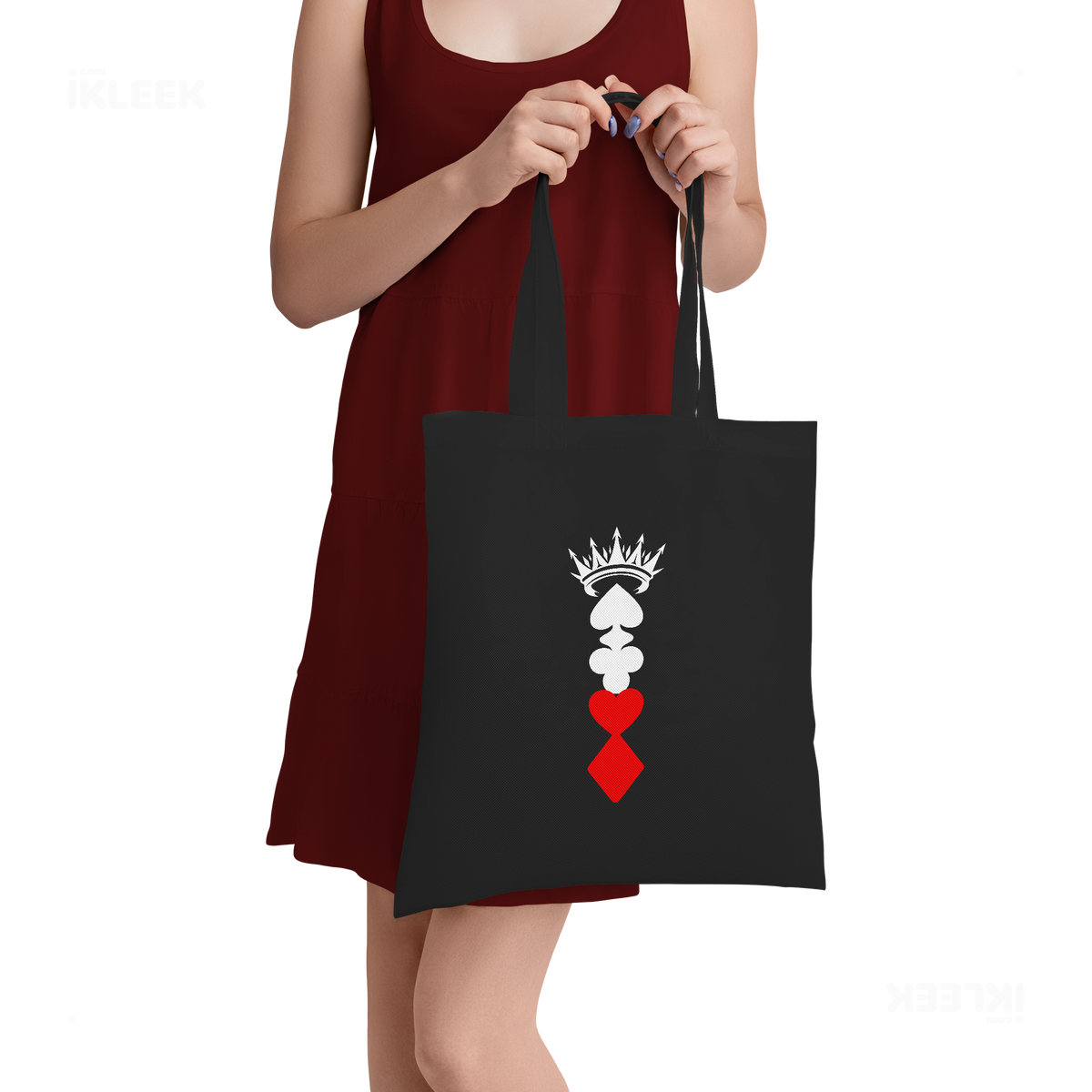 RoyalSuitStack Tote Bags 05 Black