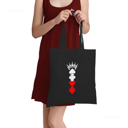 RoyalSuitStack Tote Bags 05 Black