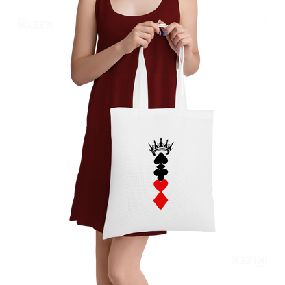 RoyalSuitStack Tote Bags 05 White