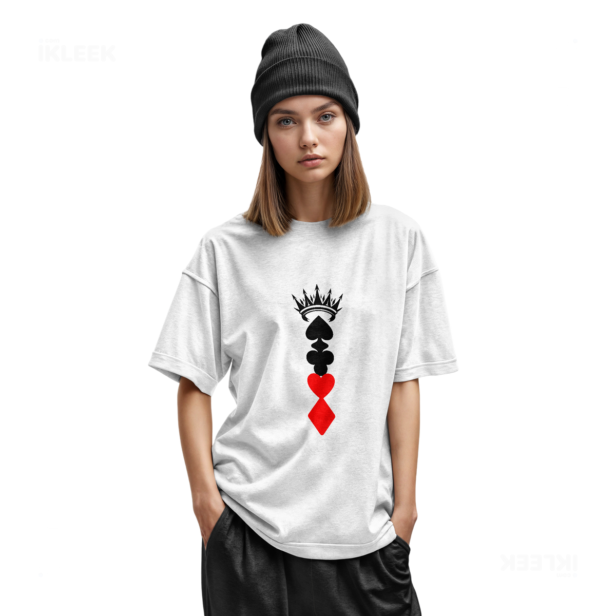 RoyalSuitStack Youth T Shirt 02 White