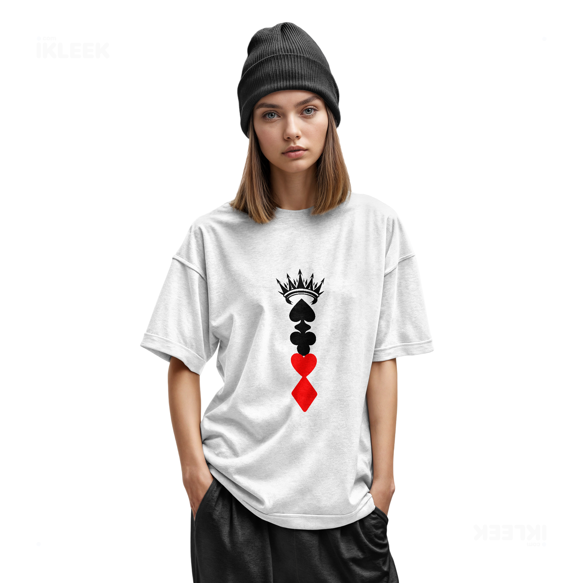 RoyalSuitStack Youth T Shirt 02 White