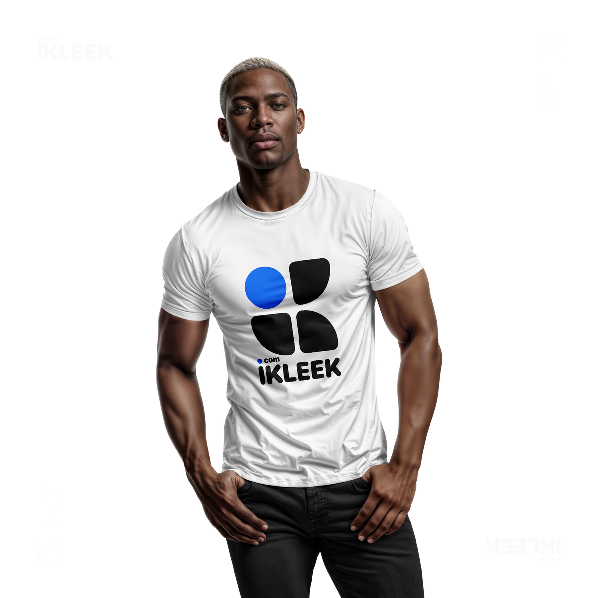 iKLEEKMark Adult T Shirt 02 White