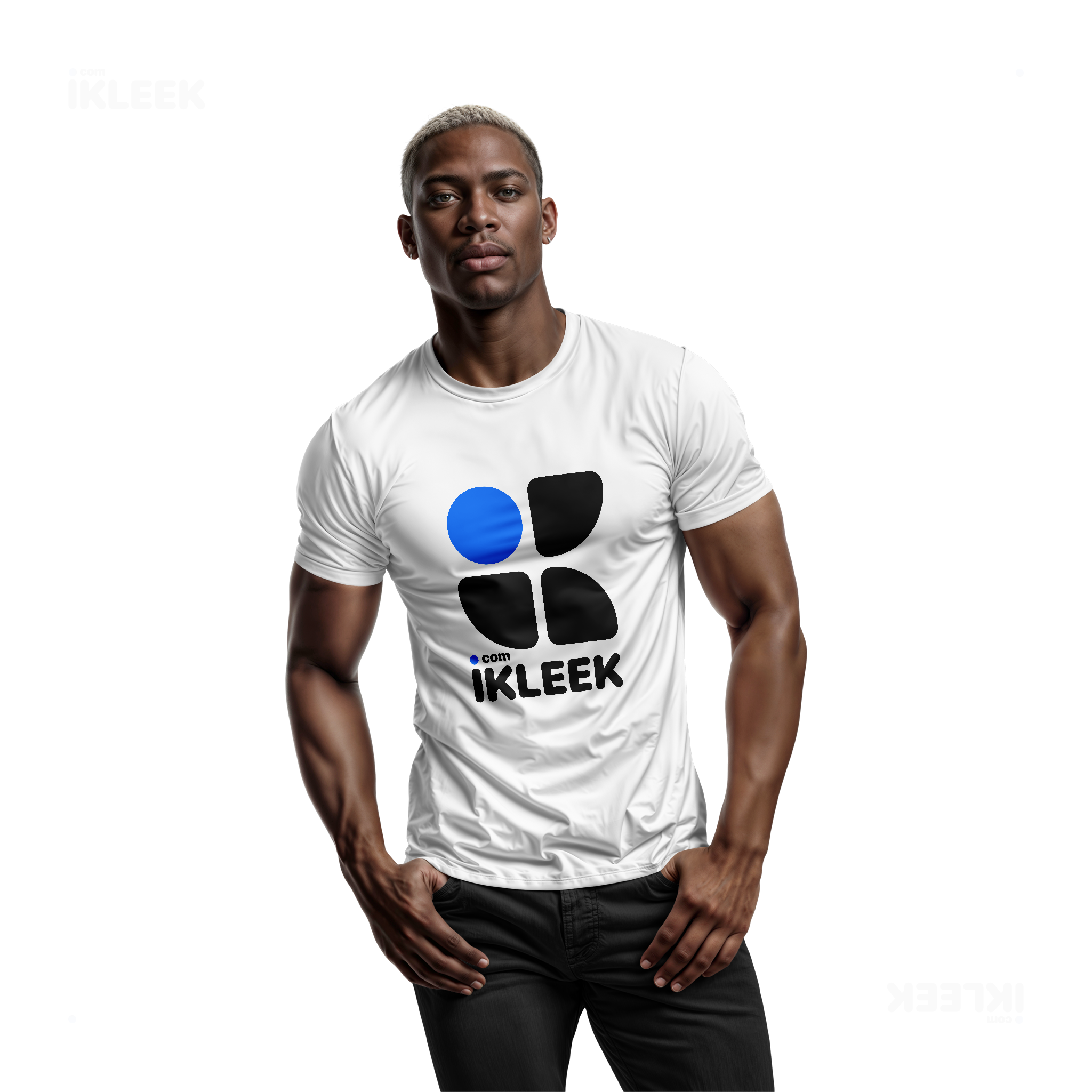 iKLEEKMark Adult T Shirt 02 White