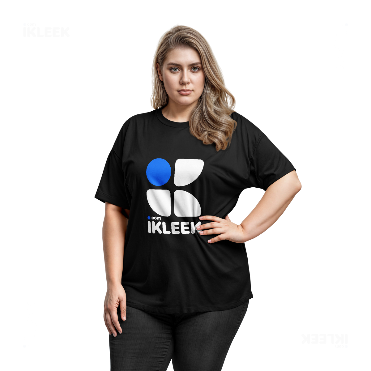 iKLEEKMark Adult T Shirt 03 Black