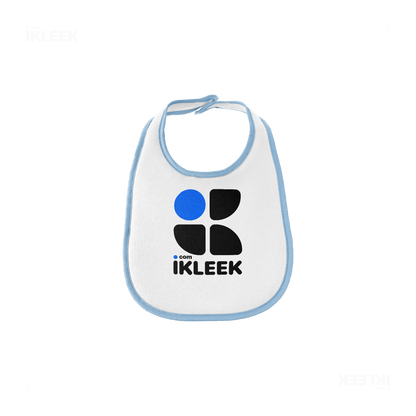 iKLEEKMark Baby Bibs 01 White Lightblue