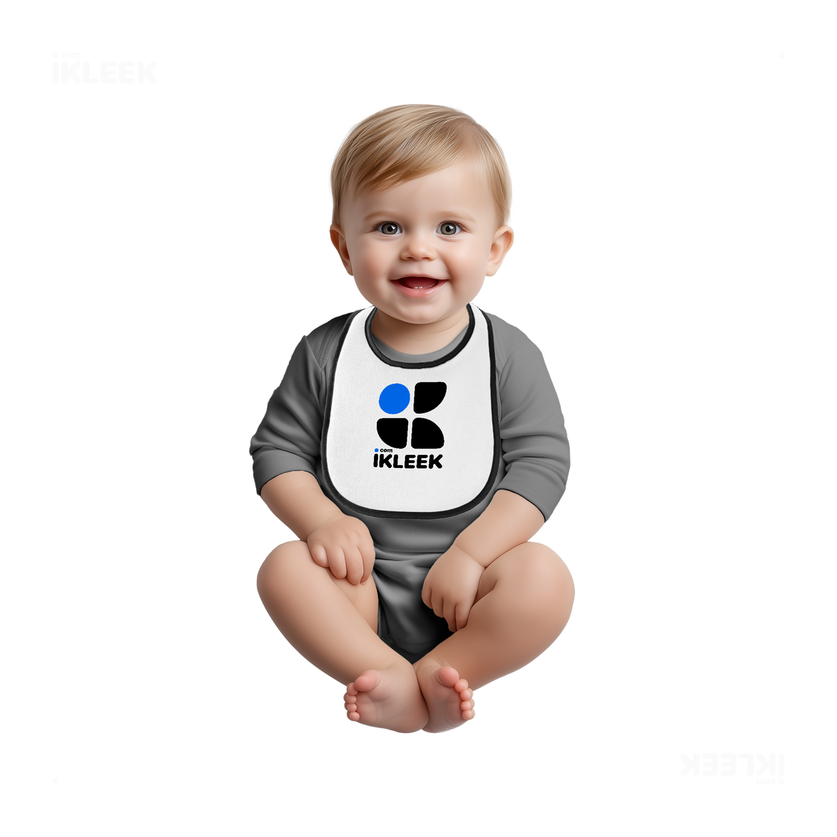 iKLEEKMark Baby Bibs 03 White Black