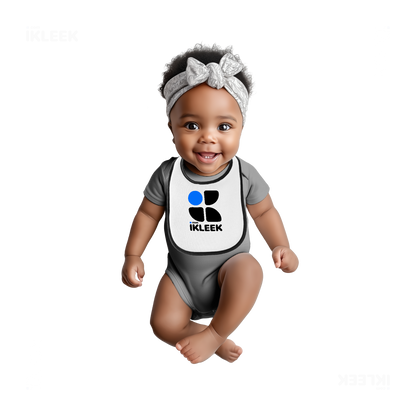 iKLEEKMark Baby Bibs 04 White Black