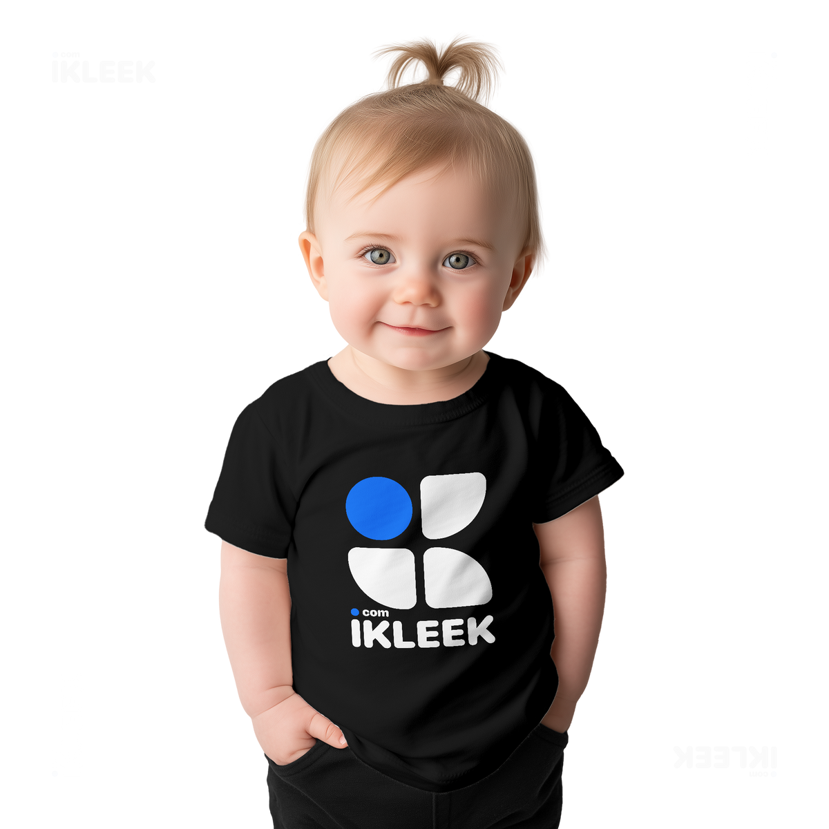 iKLEEKMark Baby T Shirt 02 Black