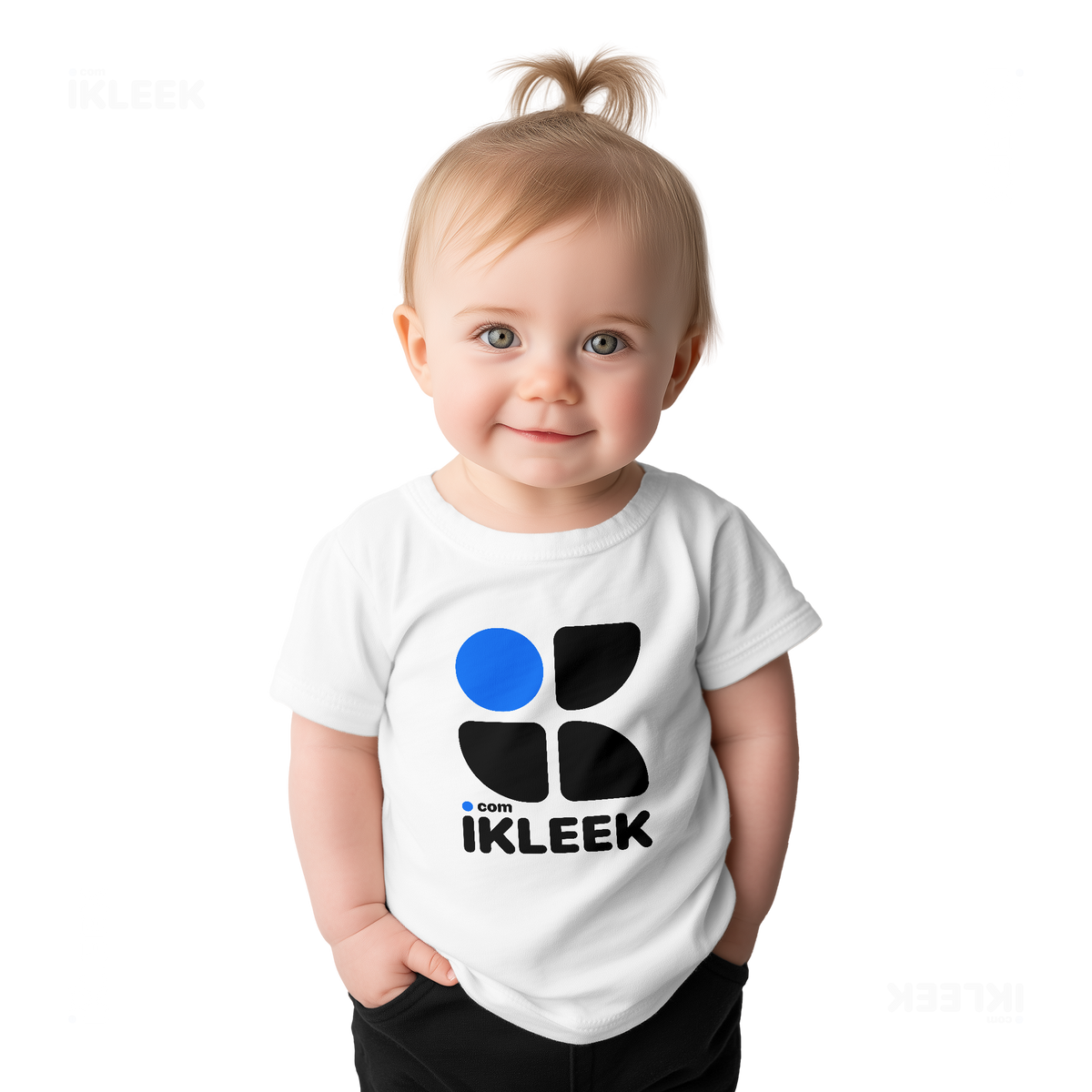 iKLEEKMark Baby T Shirt 02 White