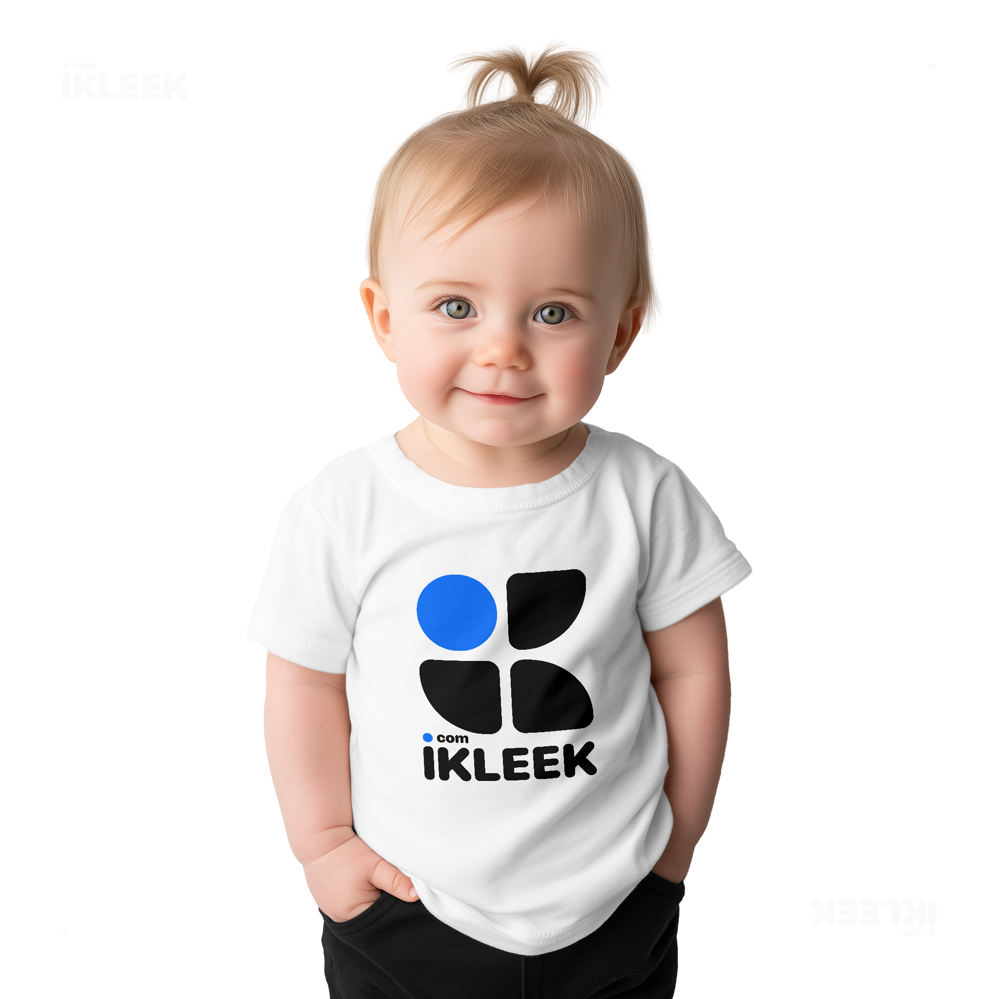 iKLEEKMark Baby T Shirt 02 White