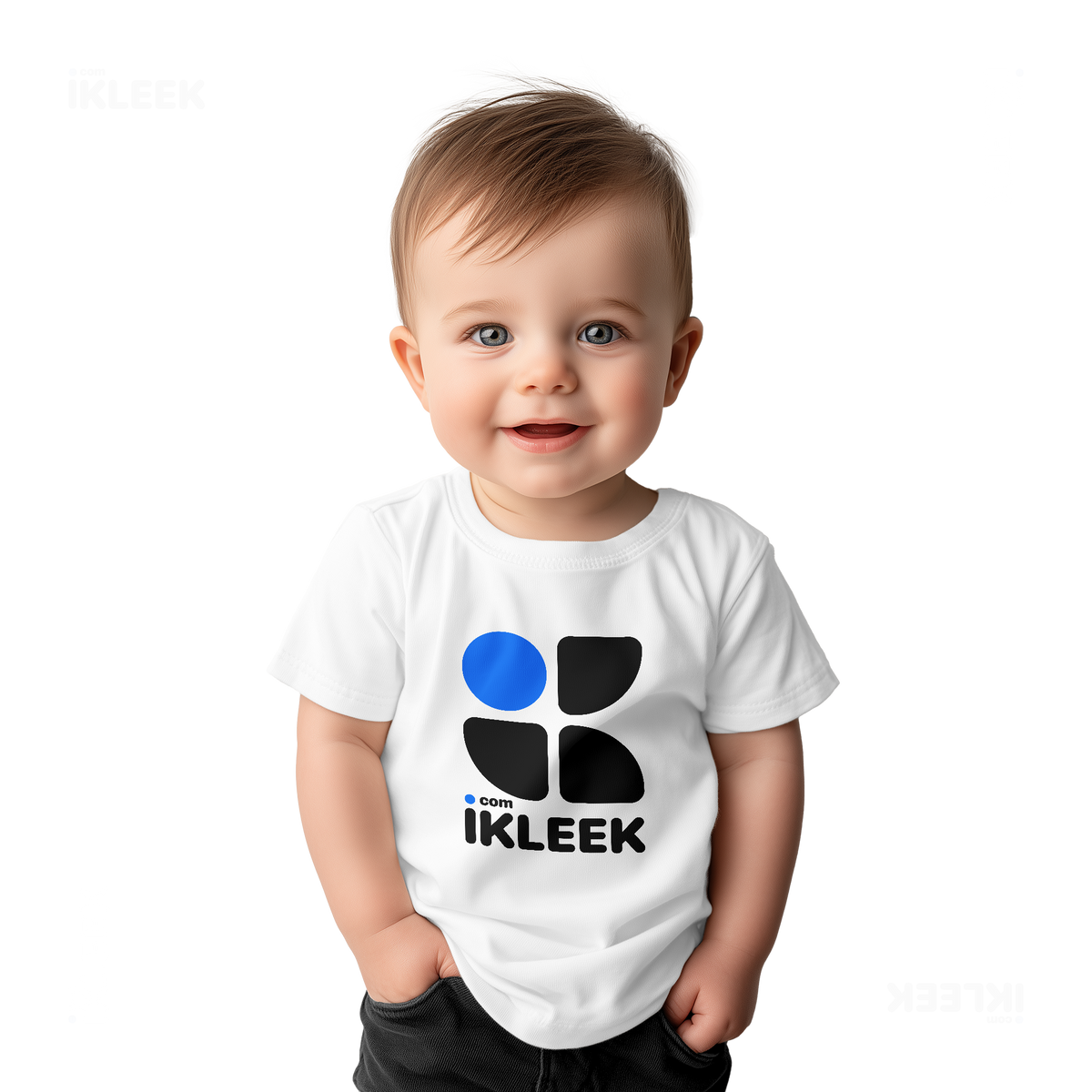 iKLEEKMark Baby T Shirt 03 White