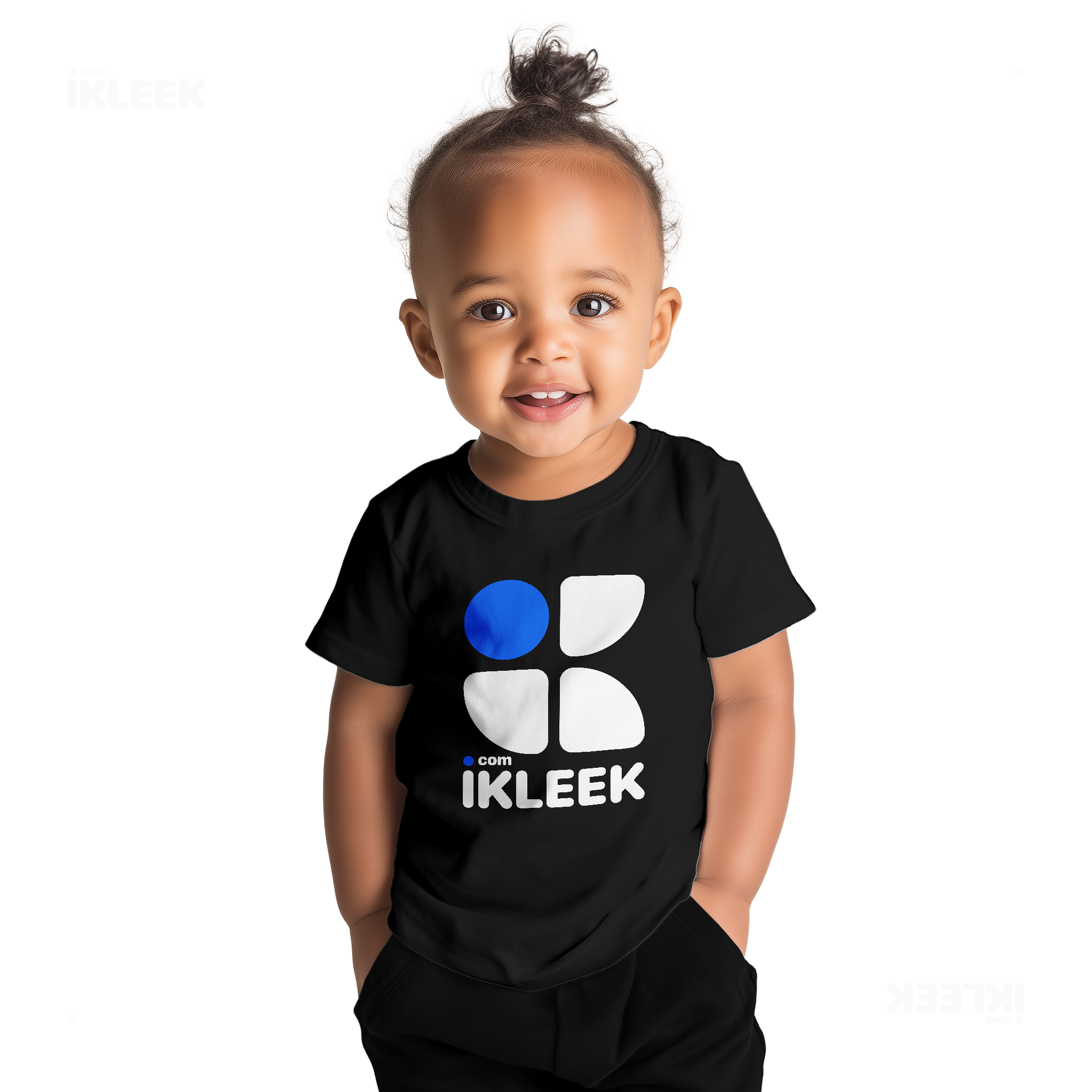 iKLEEKMark Baby T Shirt 04 Black