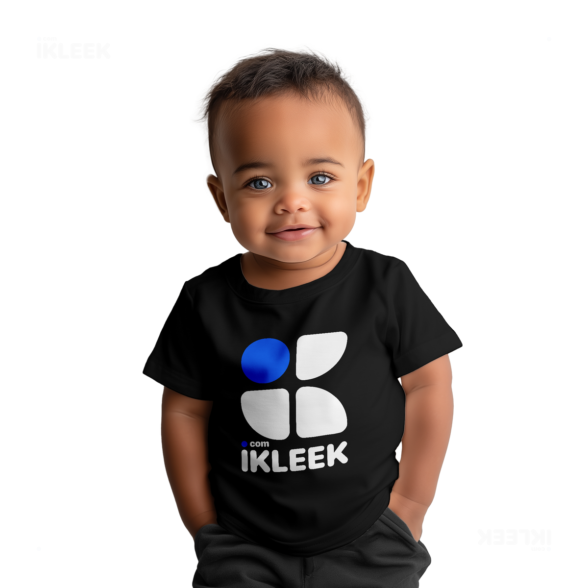 iKLEEKMark Baby T Shirt 05 Black