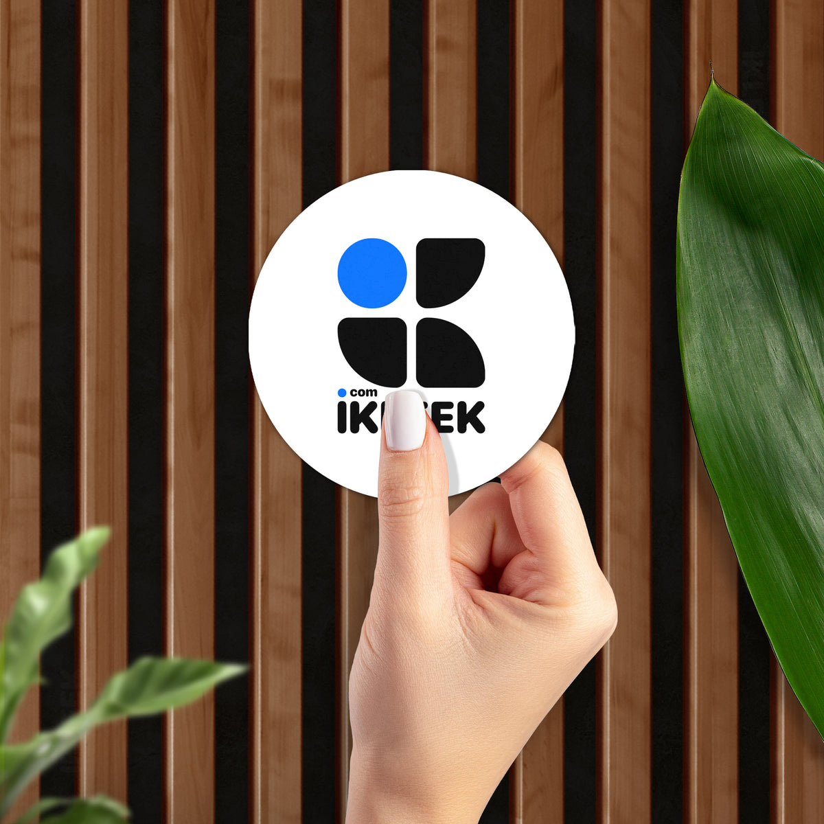 iKLEEKMark Ceramic Coaster 02 Round
