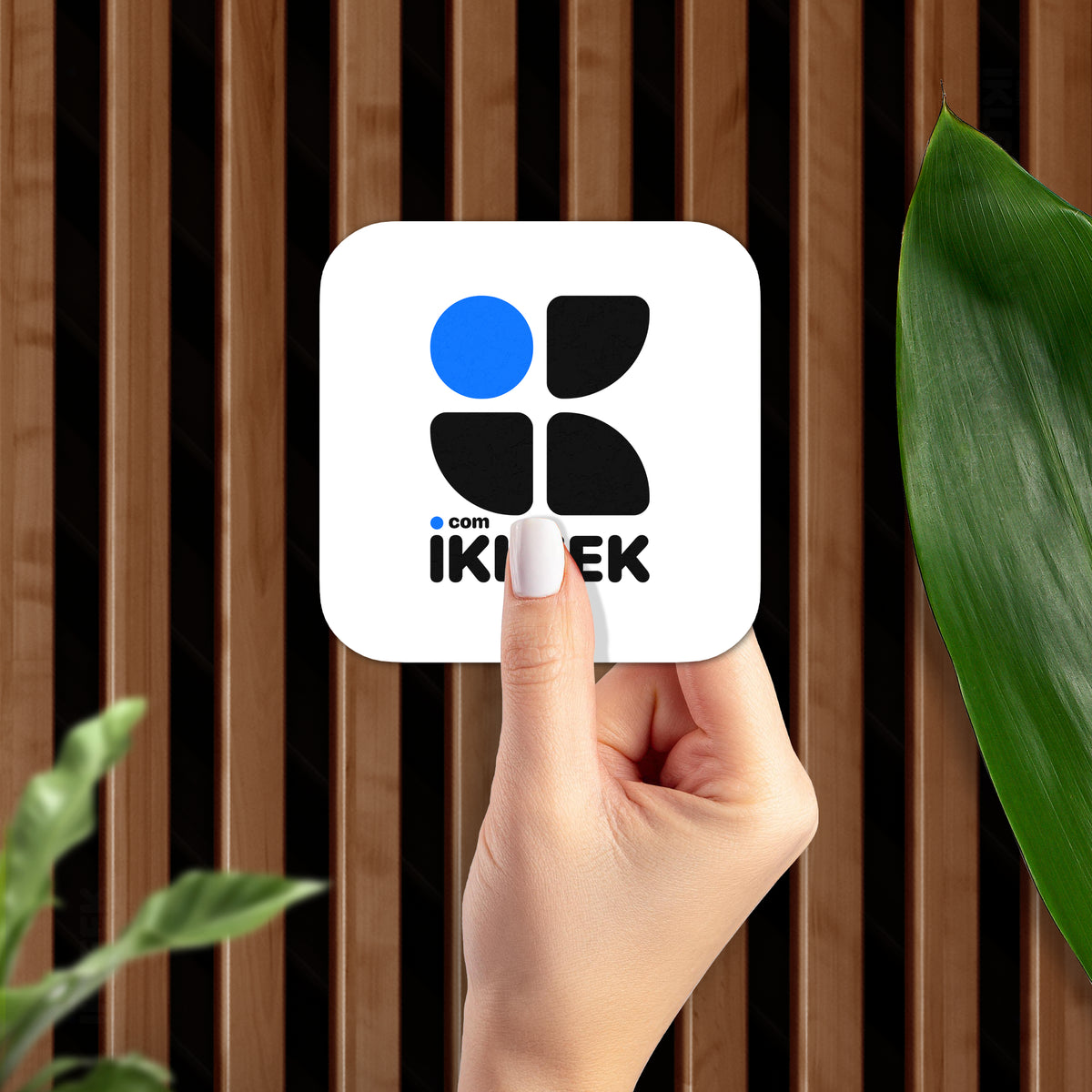 iKLEEKMark Ceramic Coaster 02 Square