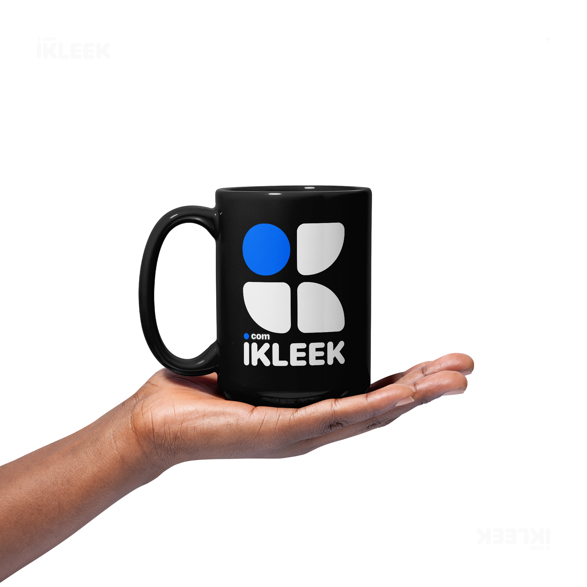 iKLEEKMark Ceramic Mug 03 Black