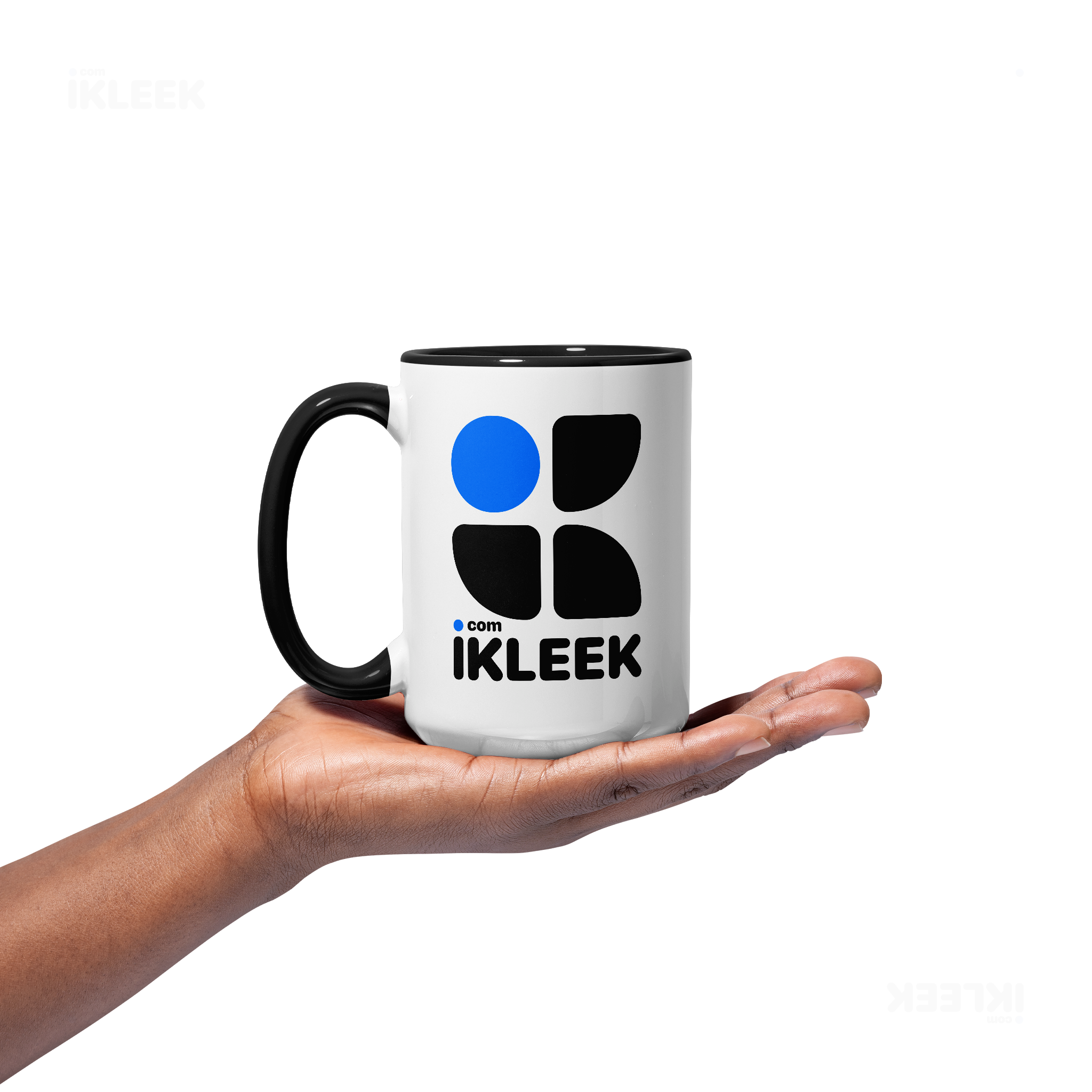 iKLEEKMark Ceramic Mug 03 White Black