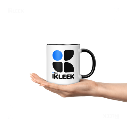 iKLEEKMark Ceramic Mug 04 White Black