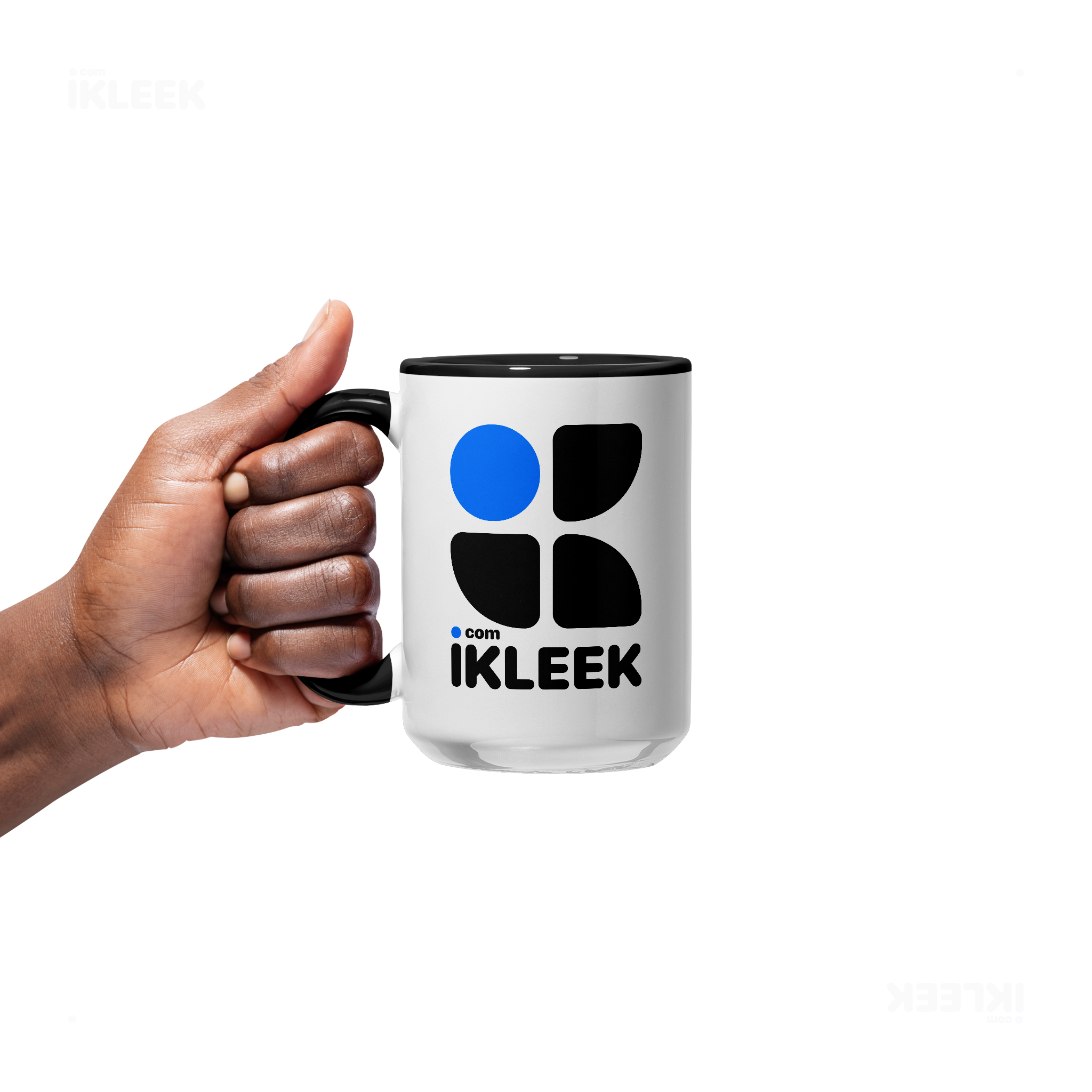 iKLEEKMark Ceramic Mug 05 White Black