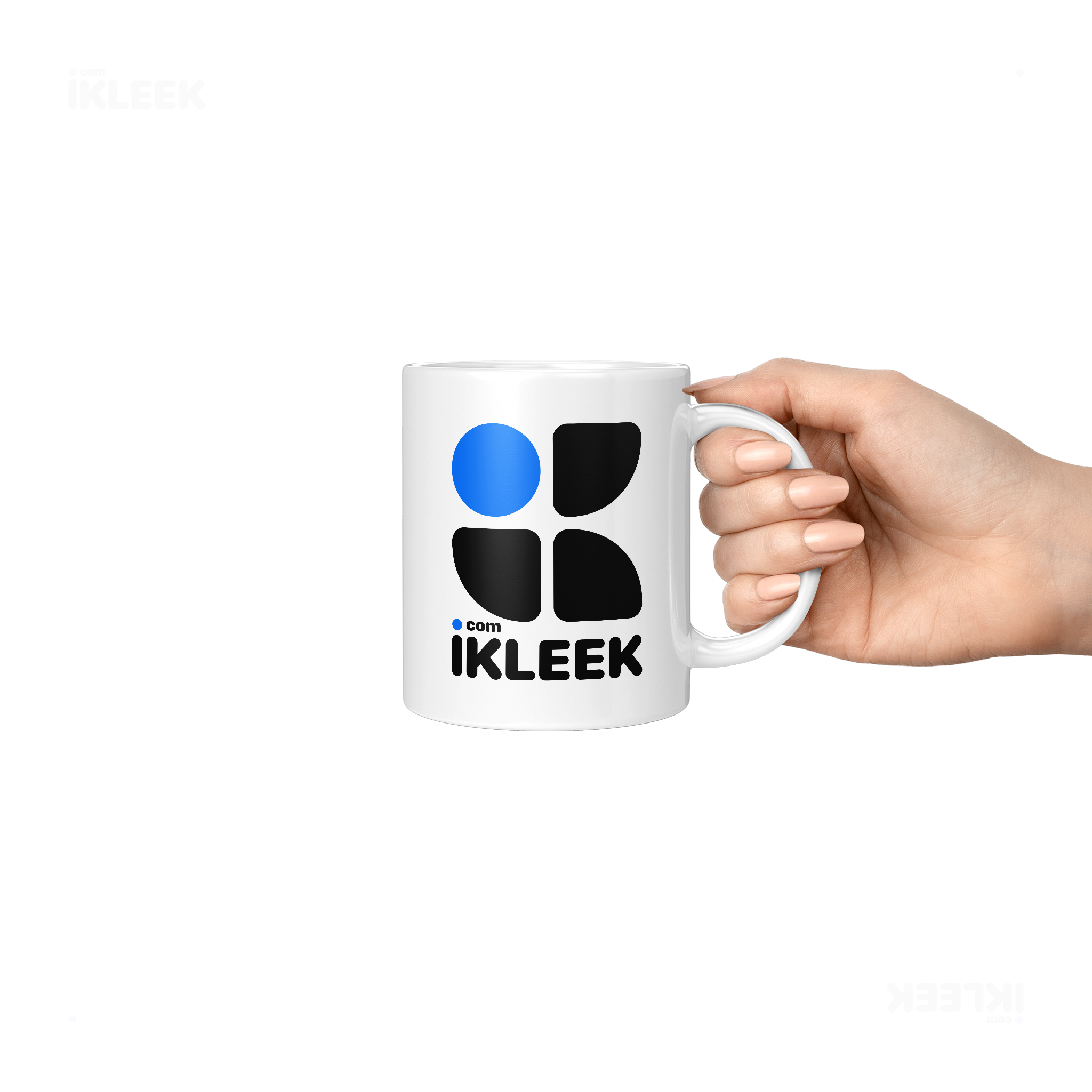 iKLEEKMark Ceramic Mug 06 White