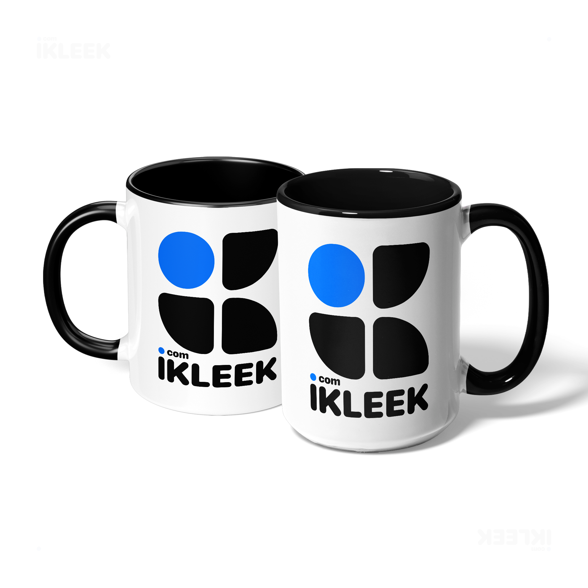 iKLEEKMark Ceramic Mug 07 White Black