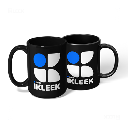 iKLEEKMark Ceramic Mug 08 Black