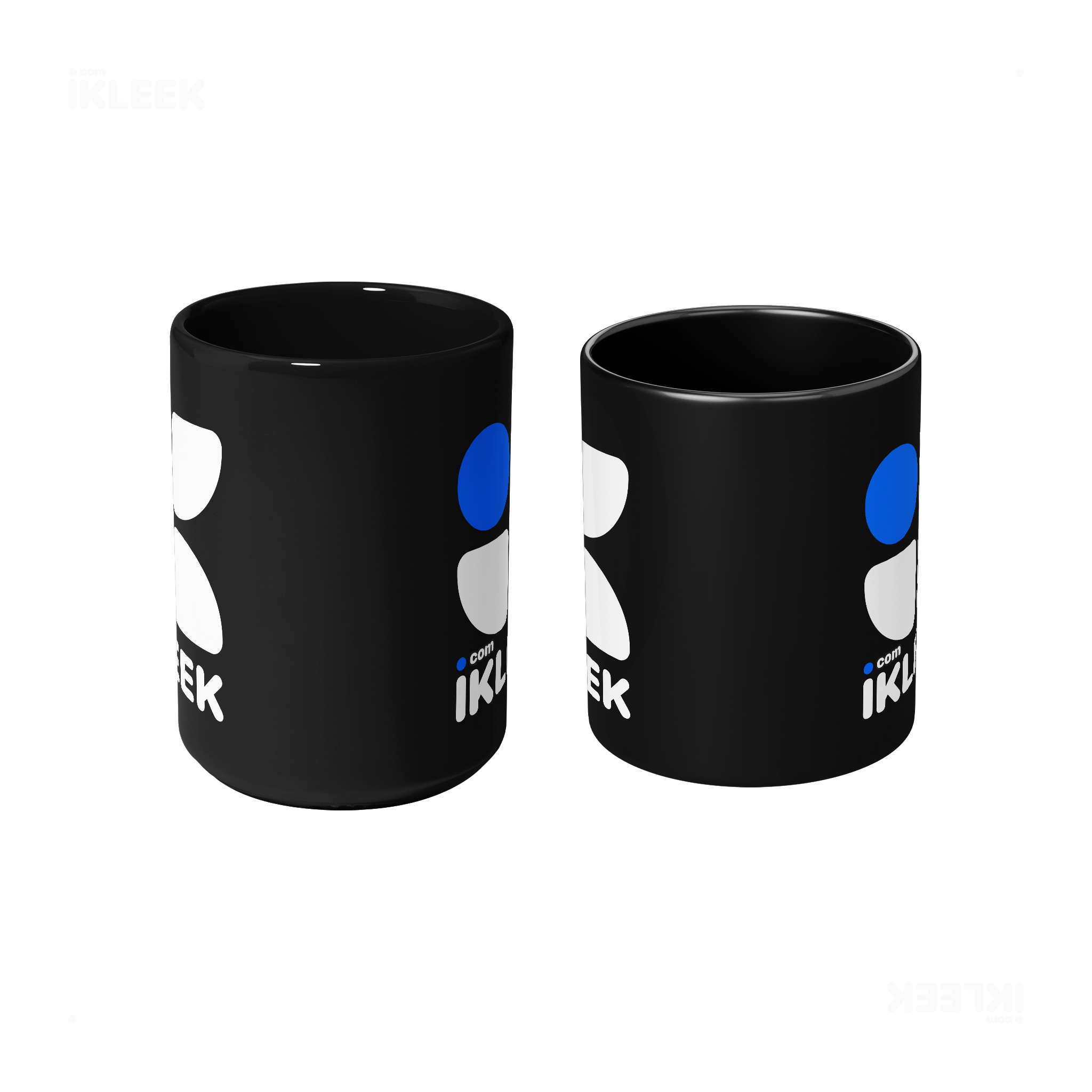 iKLEEKMark Ceramic Mug 09 Black