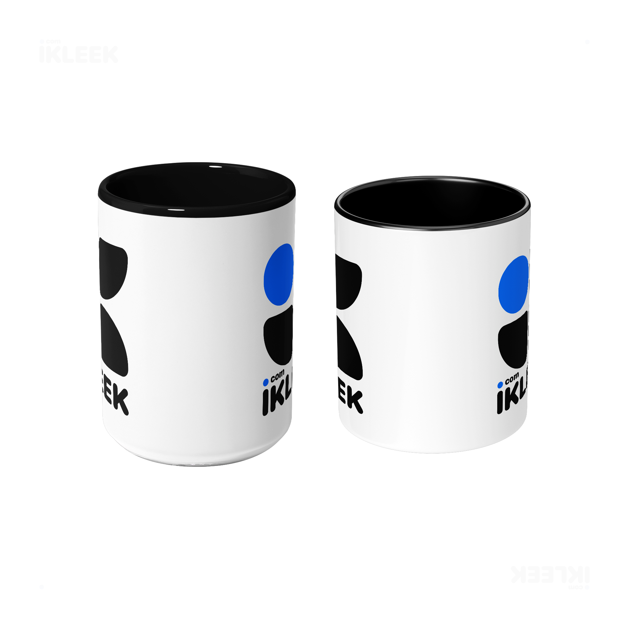iKLEEKMark Ceramic Mug 09 White Black
