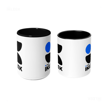 iKLEEKMark Ceramic Mug 09 White Black