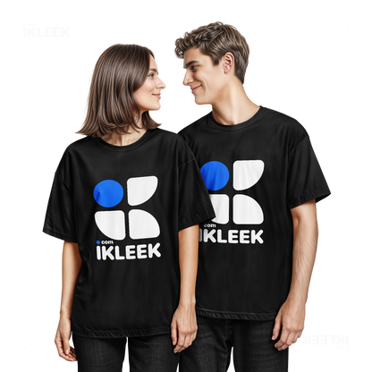 iKLEEKMark Couple T Shirt 05 Black