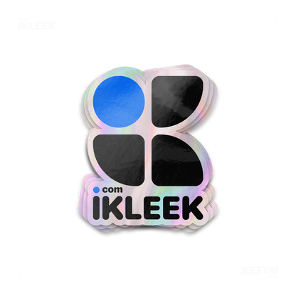 iKLEEKMark Die Cut Holographic Sticker 01