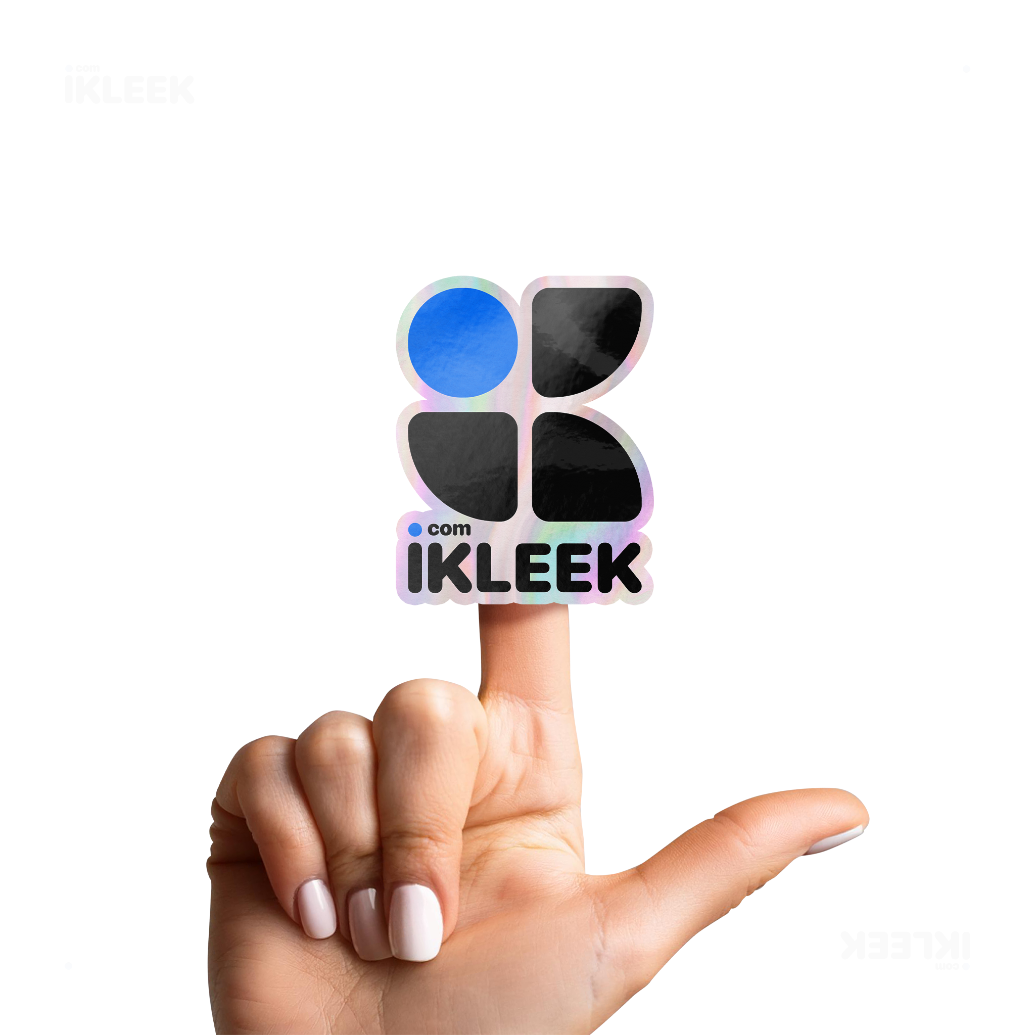 iKLEEKMark Die Cut Holographic Sticker 02