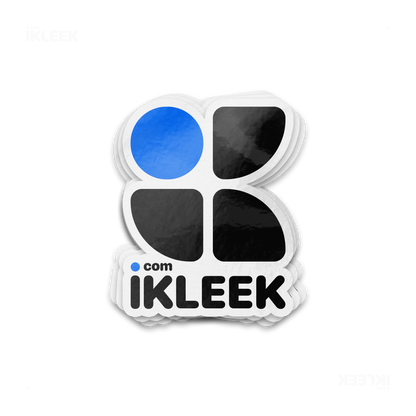 iKLEEKMark Die Cut Outdoor Sticker 01 White