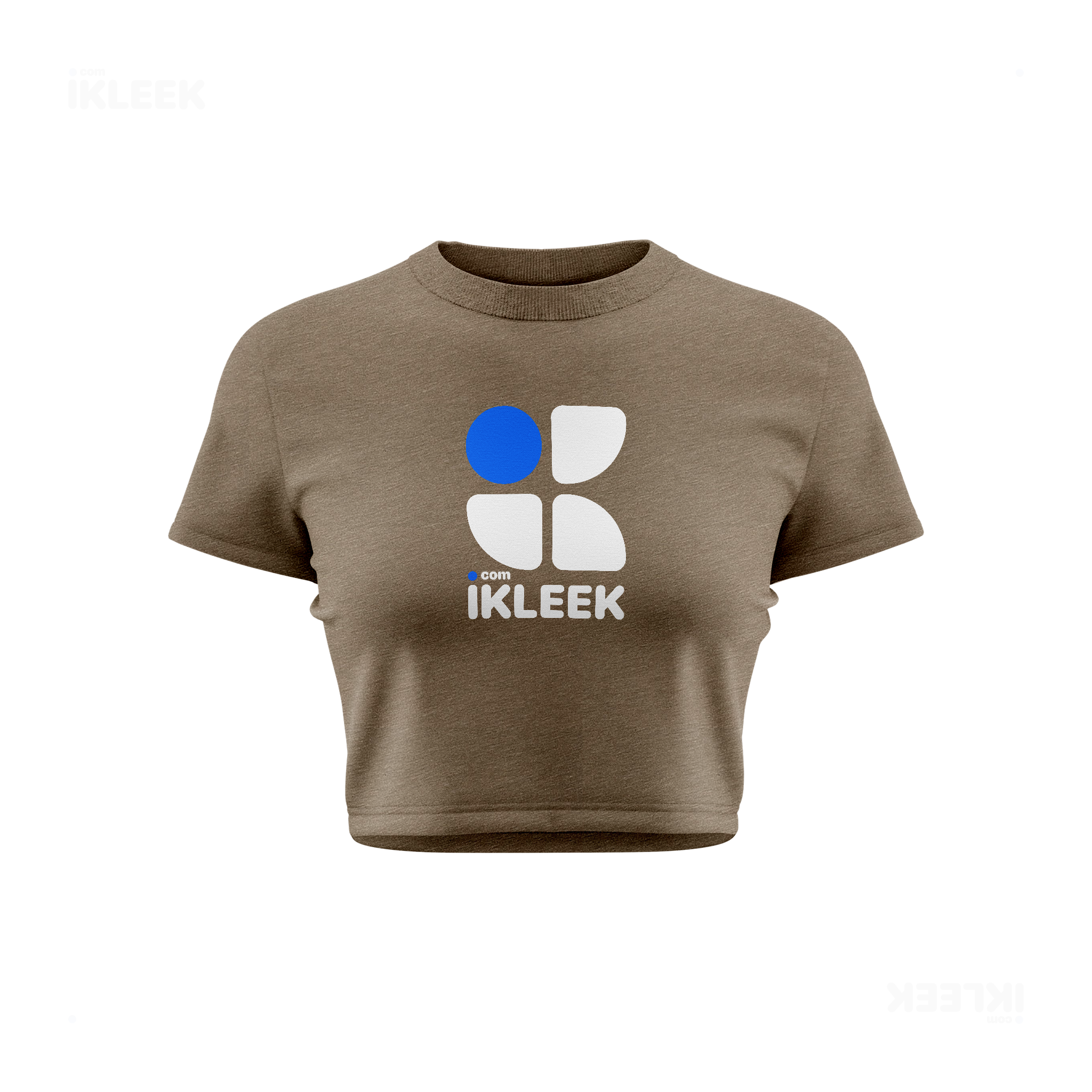 iKLEEKMark Fitted Crop Top 01 Heather Olive