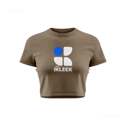 iKLEEKMark Fitted Crop Top 01 Heather Olive