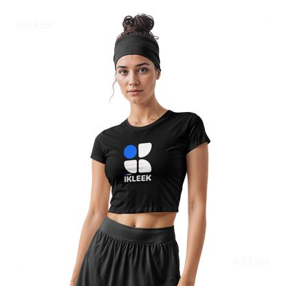 iKLEEKMark Fitted Crop Top 02 Black