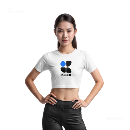 iKLEEKMark Fitted Crop Top 03 White