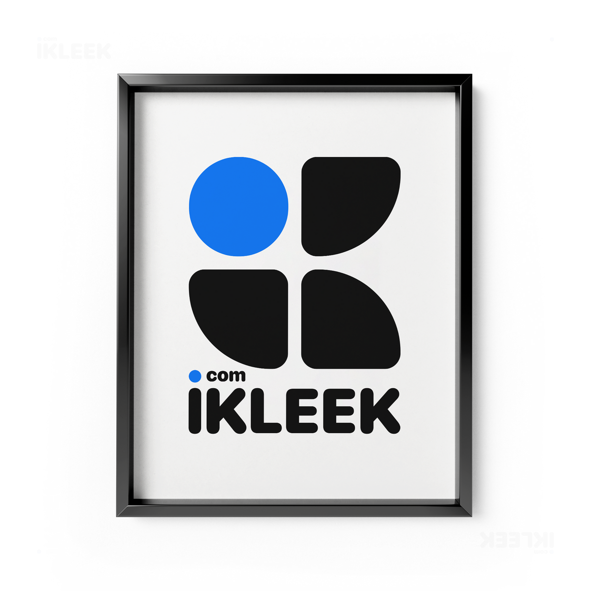 iKLEEKMark Framed Poster 01 Black Aluminum
