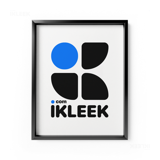 iKLEEKMark Framed Poster 01 Black Aluminum