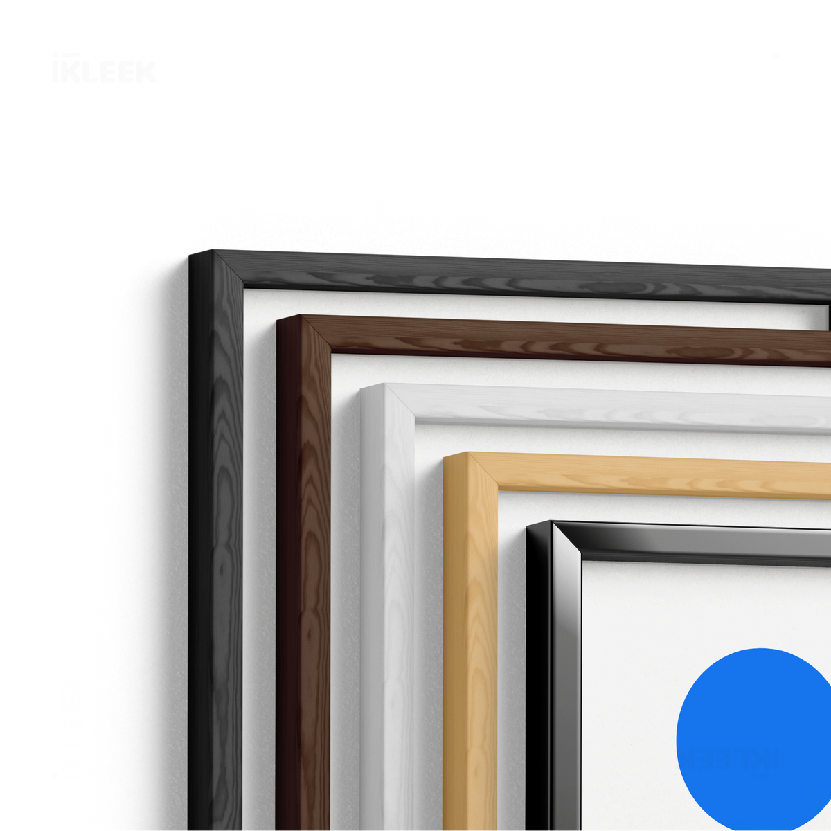 iKLEEKMark Framed Poster 02 Black Wood