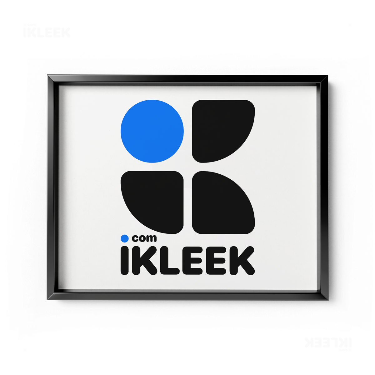 iKLEEKMark Framed Poster 03 Black Aluminum
