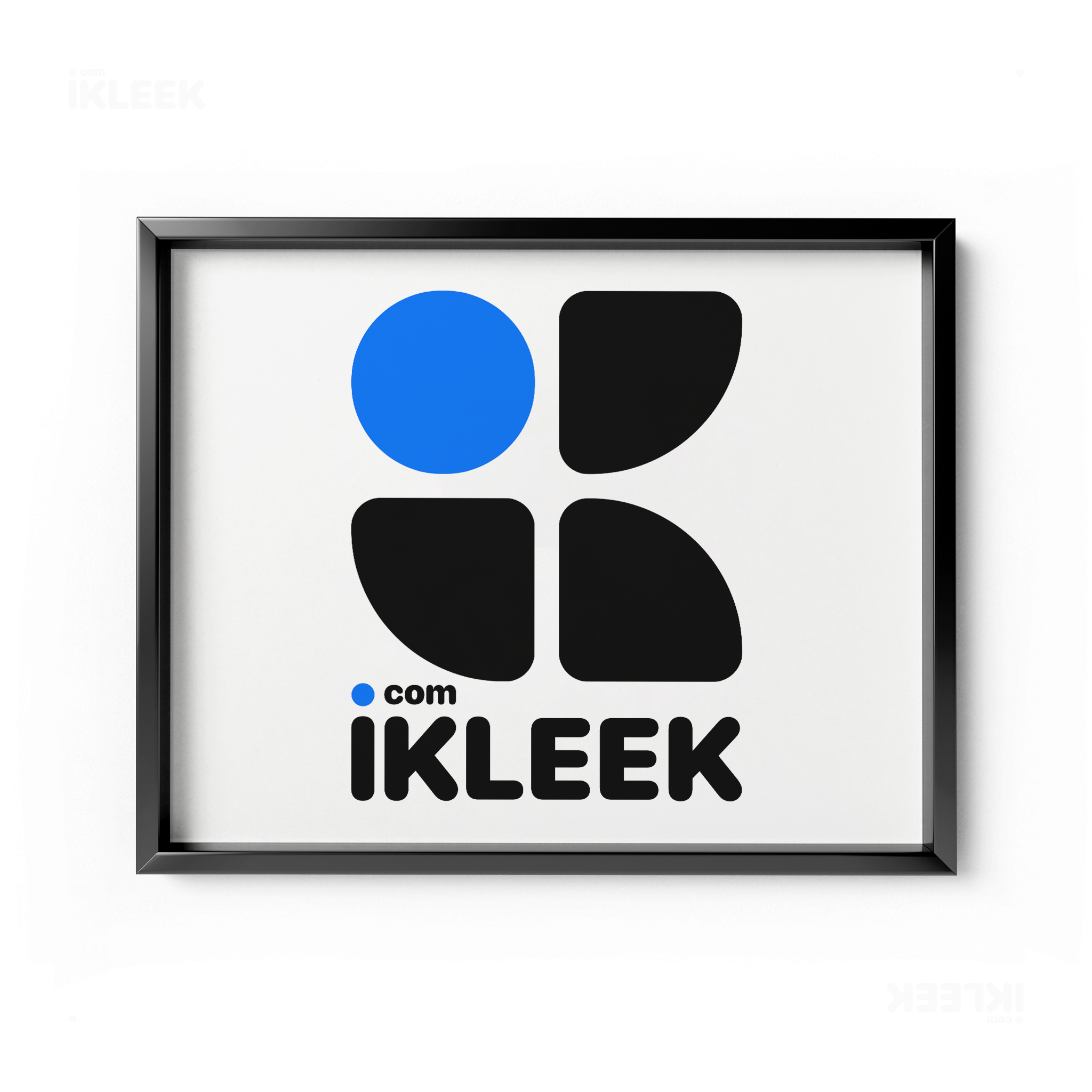 iKLEEKMark Framed Poster 03 Black Aluminum