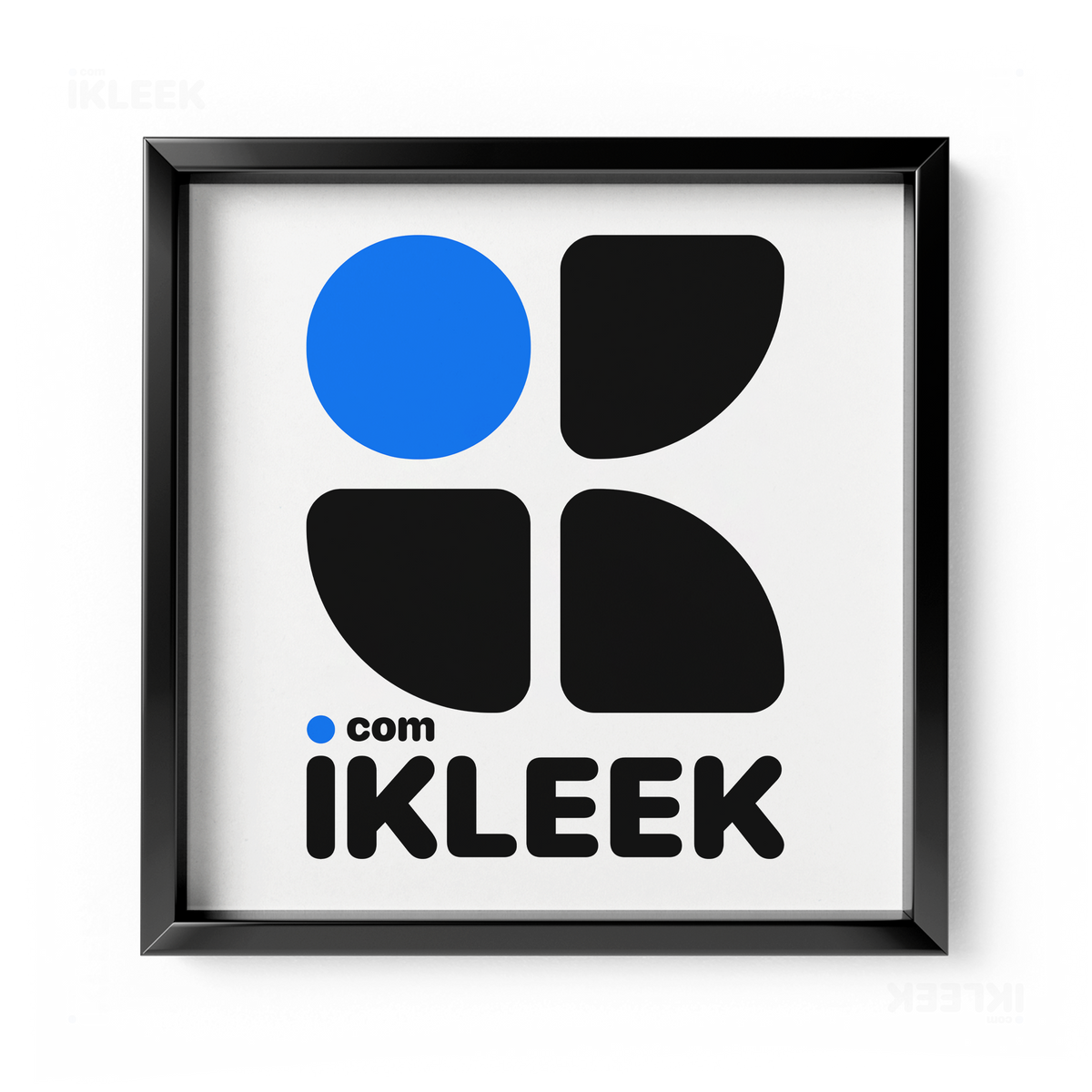 iKLEEKMark Framed Poster 04 Black Aluminum